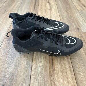 Nike Alpha Huarache 8 Pro Lacrosse Cleats Men's Size 15 Black Smoke Football